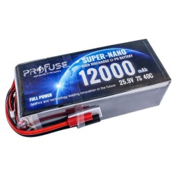 Profuse - Profuse 7S 25.9V Lipo (Li-Po) Lityum Polimer Batarya - 12000mAh, 40C