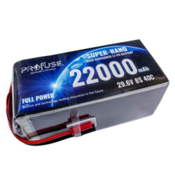 Profuse - Profuse 8S 29.6V Lipo (Li-Po) Lityum Polimer Batarya - 22000mAh, 40C