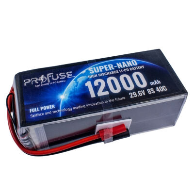 Profuse 8S 29.6V Lipo (Li-Po) Lityum Polimer Batarya - 12000mAh, 40C