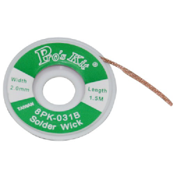 Proskit - Proskit 8PK-031B Lehim Sökme Fitili - Lehim Emme Teli (Desoldering wick)