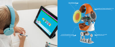 Qobo Robot Coding Kit: Screen-free Coding Kit for Preschoolers