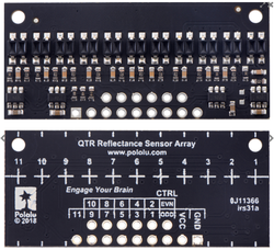 Pololu QTR-HD-11RC Reflektans ( Yansıma ) Sensör Dizisi PL-4111 - Thumbnail