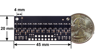Pololu QTRX-HD-11RC Reflektans ( Yansıma ) Sensör Dizisi PL-4311
