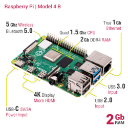 Raspberry Pi 4 - 2GB - Thumbnail