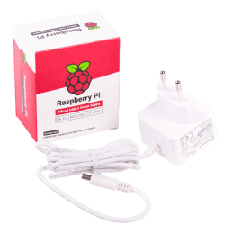 Raspberry Pi - Raspberry Pi 4 Güç Adaptörü - Beyaz- Lisanslı, 5.1V 3A Raspberry Pi - Raspberry Pi 4 Güç Adaptörü - Beyaz- Lisanslı, 5.1V 3A