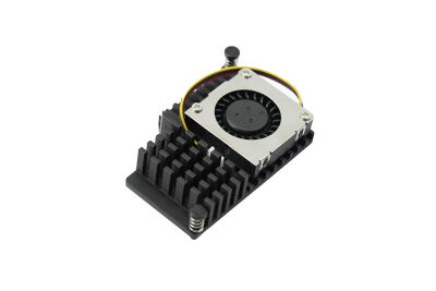 Raspberry Pi 5 Alüminyum Alaşım Soğutma Fanı - Aktif Soğutucu (FIT0980)