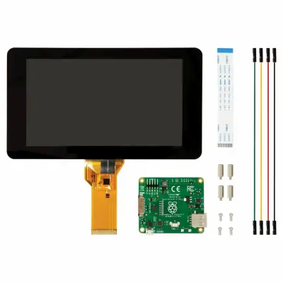Raspberry Pi 7 inç Dokunmatik Ekran - 800x480 (Orijinal)