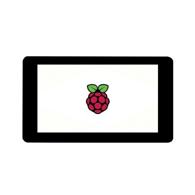 Raspberry Pi 7 inç Kapasitif Dokunmatik Ekran - 800×480, DSI, 19885