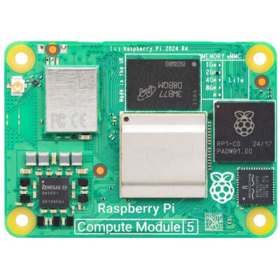 Raspberry Pi Compute Module CM5 8GB RAM - eMMC Flash 32GB, WiFi Modül DAHİL