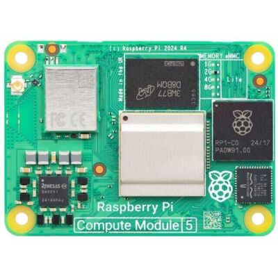 Raspberry Pi Compute Module Lite CM5 8GB RAM - eMMC Flash YOK, WiFi Modül HARİÇ
