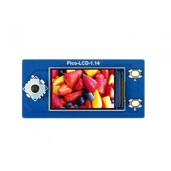 Waveshare - Raspberry Pi Pico için 1.14inch LCD Ekran, 240x135, IPS, 65K renk, 19340
