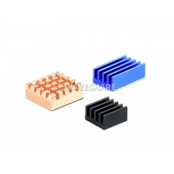 Waveshare - Raspberry Pi Renkli Soğutucu HeatSink Seti (Raspberry Pi 4B/3B+) - 17790 Waveshare - Raspberry Pi Renkli Soğutucu HeatSink Seti (Raspberry Pi 4B/3B+) - 17790