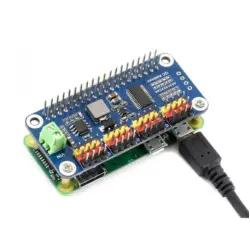 Raspberry Pi PCA9685 PWM Servo Motor Sürücü HAT - 16 Kanal, 12 Bit, I2C, 15275 - Thumbnail