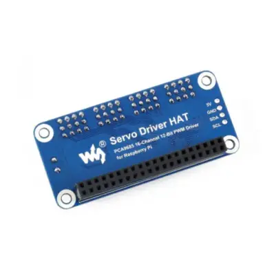 Raspberry Pi PCA9685 PWM Servo Motor Sürücü HAT - 16 Kanal, 12 Bit, I2C, 15275