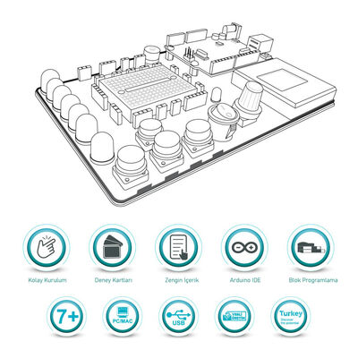 red-Kit Robotik Kodlama Öğrenim Kiti (Arduino Temelli)