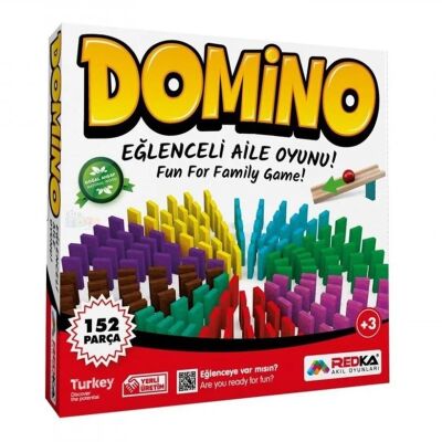 Redka 152 Parça Ahşap Domino Aile Oyunu
