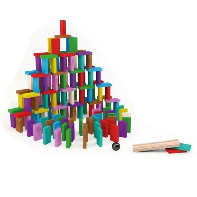 Redka 152 Parça Ahşap Domino Aile Oyunu