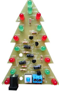 Renkli Işıklı Yılbaşı Çam Ağacı Kiti - Electronic Christmas Tree