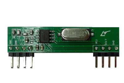 RF Alıcı Modülü (Receiver Module), 3.3V - 5V, 433MHZ, RFM210LHW-433D-D