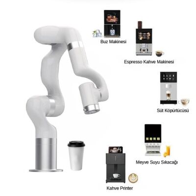 RoboBarista Robotik Kahve / İçecek Otomatı (Otomatik Barista) - Uyarlama