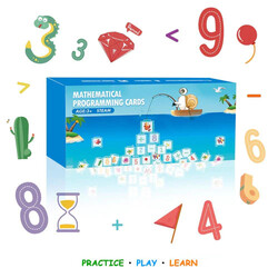 robobloq - Robobloq Qobo, Matematik Kartları(Math Cards) - Sayı Sayma Rakamları Tanıma