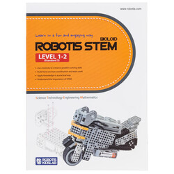 Robotis Bioloid STEM Level 1-2 (Standard 2) Rehber Kitap - İNGİLİZCE - Thumbnail