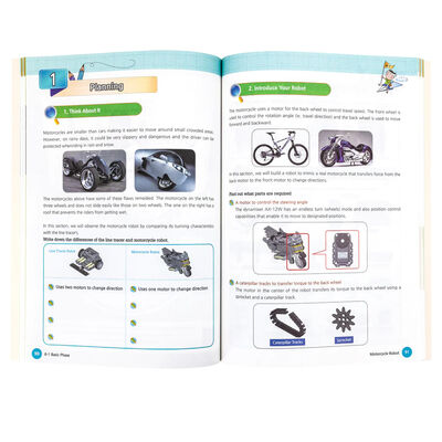 Robotis Bioloid STEM Level 1-2 (Standard 2) Rehber Kitap - İNGİLİZCE