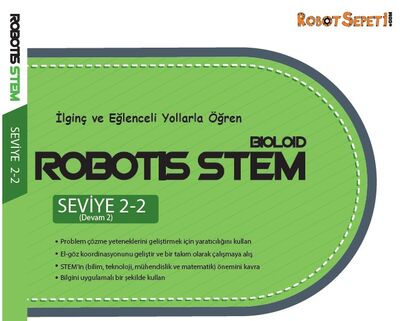 Robotis Bioloid STEM Level 2-2 Rehber Kitap (TÜRKÇE)