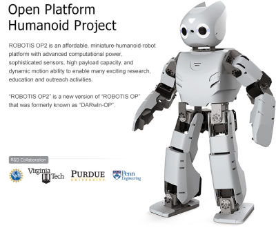 Robotis OP-2 (OP 2) Humanoid Robot Platform