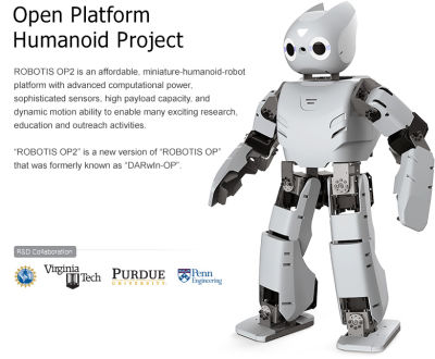 Robotis OP-2 (OP 2) İnsansı, Humanoid Robot Platformu