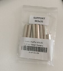 Robotis - Robotıs Waffle M3x35 Dişi-Dişi Metal Distans ( Support) Robotis - Robotıs Waffle M3x35 Dişi-Dişi Metal Distans ( Support)