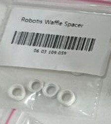 Robotis - Robotis Waffle Spacer - Beyaz (5 adet ) Robotis - Robotis Waffle Spacer - Beyaz (5 adet )