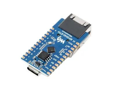RP2040 Tabanlı Mini Ethernet Geliştirme Kartı - 24082