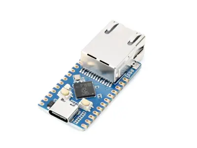 RP2040 Tabanlı Mini Ethernet Geliştirme Kartı - 24082