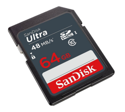 SANDISK ULTRA 64 GB 320X CLASS 10 UHS-I SDHC HAFIZA KARTI (48MB/S) - Thumbnail