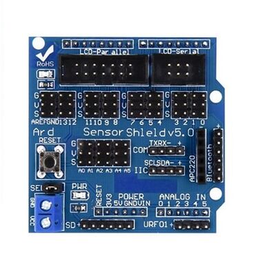 Sensor Shield ve IO Genişletme Kartı v5.0 - Arduino Uyumlu - Klon