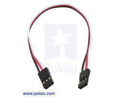 Pololu - Servo Motor Uzatma Kablosu, 6 İnç, Dişi-Dişi JR konektör, PL-779