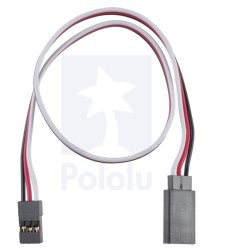 Pololu - Servo Uzatma Kablosu 12 İnç Erkek-Dişi PL-2184