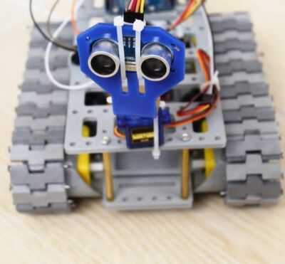 Ses Kontrollü Arduino Robot Kiti - Montajlı, Android Uygulama Desteği