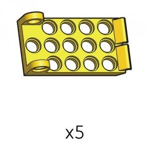 Side Adaptor-W (SPY-3b4(Y)) | Robotis DREAM Uyumlu Yan Adaptör 3x4 - 5 adet