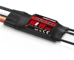 HobbyWing - Skywalker 50A ESC V2 Fırçasız Motor Sürücü Hız Yön Kontrol Kartı (3-4S)