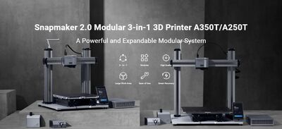 Snapmaker 2.0 Modüler 3 in 1 3B Yazıcı - Upgraded Versiyon : A350T