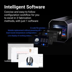 Snapmaker Artisan Modüler Endüstriyel 3D Yazıcı (3DP) - KABİNLİ - 6