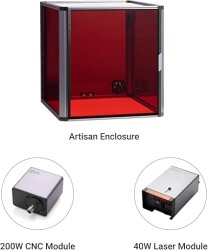 Snapmaker - Snapmaker Artisan PREMIUM 3 in 1 3D Printer Addons Eklenti Paketi Snapmaker - Snapmaker Artisan PREMIUM 3 in 1 3D Printer Addons Eklenti Paketi