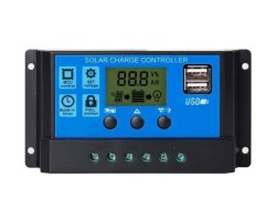 Çin - Solar Panel Akü Şarj Cihazı 10A 12/24V (Solar Charge Cotroller)