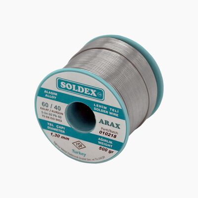 Soldex ARAX Lehim Teli 1.3mm 500Gr | SCN100 | SCA135