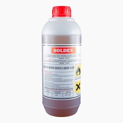 Soldex - Soldex ASR-41 Reçineli (Rosin) Sıvı Flux - 5L, Kırmızı Soldex - Soldex ASR-41 Reçineli (Rosin) Sıvı Flux - 5L, Kırmızı