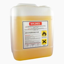 Soldex - Soldex ASR-52 Reçineli (Rosin) Sıvı Flux - 5L, Sarı Soldex - Soldex ASR-52 Reçineli (Rosin) Sıvı Flux - 5L, Sarı