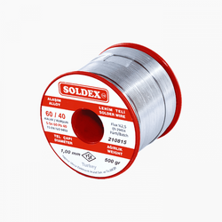 Soldex - Soldex Lehim Teli 1mm 500gr | Sn60 - Pb40 (60/40) | 601005 Soldex - Soldex Lehim Teli 1mm 500gr | Sn60 - Pb40 (60/40) | 601005