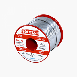 Soldex - Soldex Lehim Teli 1.6mm 500Gr | Sn60 - Pb40 (60/40) | 601605 Soldex - Soldex Lehim Teli 1.6mm 500Gr | Sn60 - Pb40 (60/40) | 601605